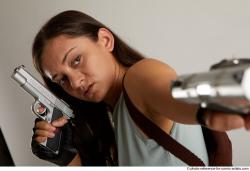 Shrima ACTION POSE WITH GUNS